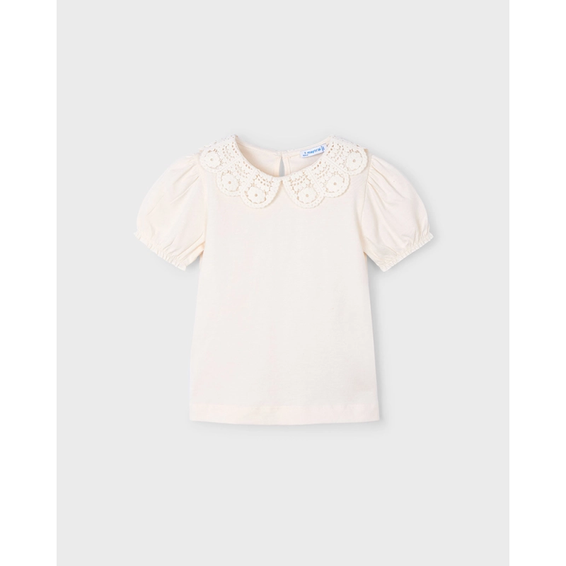 Camiseta M/C Cuello Crochet De Mayoral