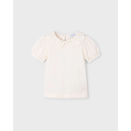 Camiseta M/C Cuello Crochet De Mayoral