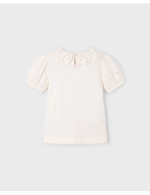 Camiseta M/C Cuello Crochet De Mayoral