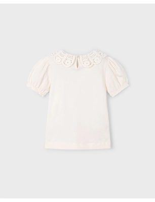 Camiseta M/C Cuello Crochet De Mayoral