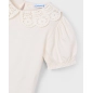 Camiseta M/C Cuello Crochet De Mayoral