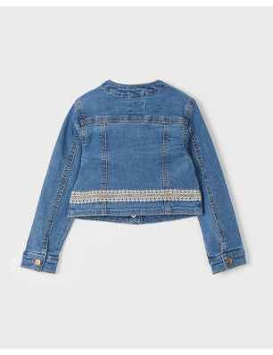 Cazadora Denim Guipur De Mayoral