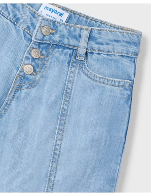 Pantalon Largo Denim Fluido De Mayoral