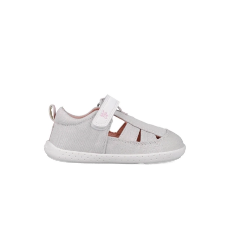 Sandalias Lona Metalizadas de Garvalin