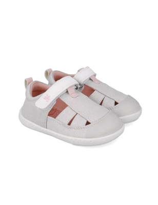 Sandalias Lona Metalizadas de Garvalin