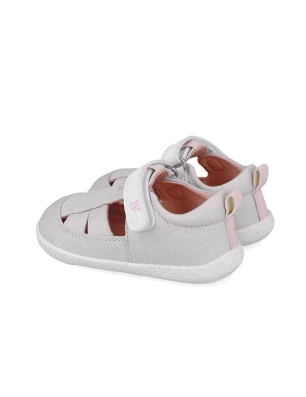 Sandalias Lona Metalizadas de Garvalin