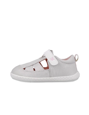 Sandalias Lona Metalizadas de Garvalin