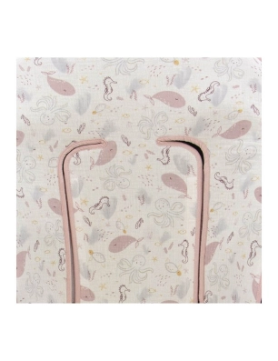 Colchoneta de Silla Moby Dick de Rosy Fuentes Rosa Empolvado