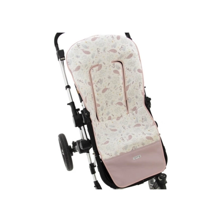 Colchoneta de Silla Moby Dick de Rosy Fuentes Rosa Empolvado