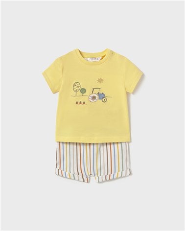 Conj. Pantalon Corto Camiseta De Mayoral