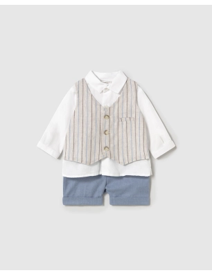 Conj. Pantalon Corto Chaleco De Mayoral