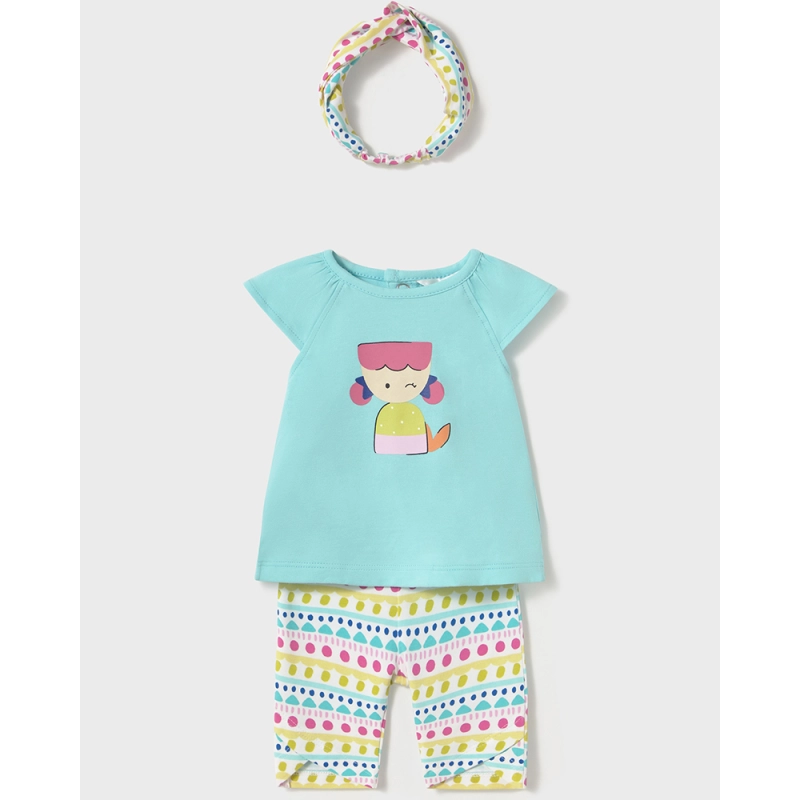 Conj. Leggings Capri Y Diadem De Mayoral