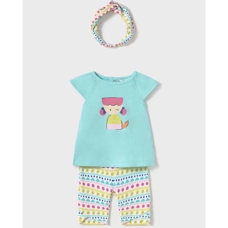 Conj. Leggings Capri Y Diadem De Mayoral