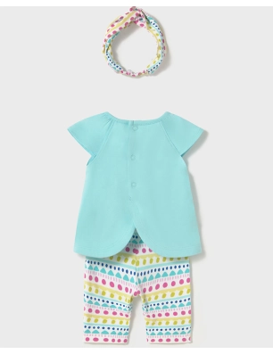 Conj. Leggings Capri Y Diadem De Mayoral