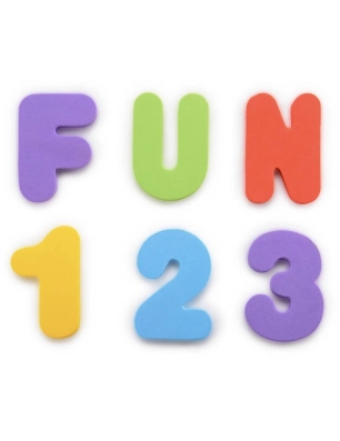 Letras y Números para Baño de Munchkin