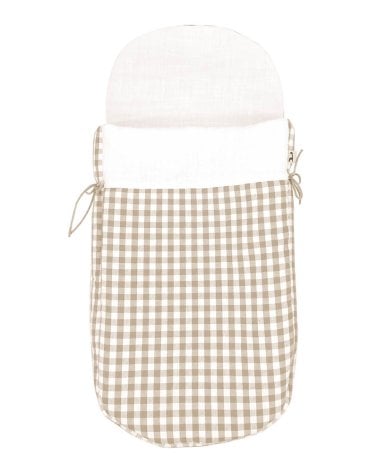 Saco Cuco Petra Interior Blanco de Giraffa Bianca e Blu Piedra