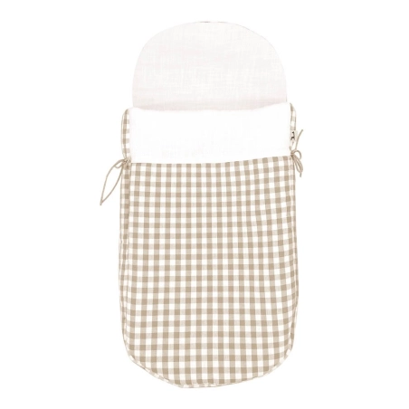 Saco Cuco Petra Interior Blanco de Giraffa Bianca e Blu Piedra