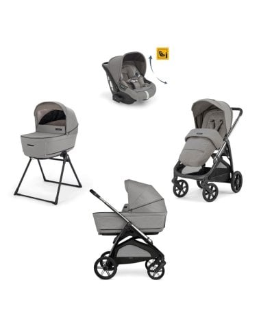 Cochecito 3 piezas Inglesina Aptica con Darwin Recline Platinum Grey