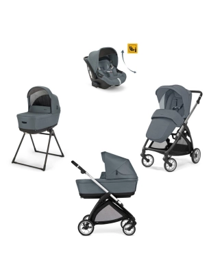 Cochecito 3 piezas Inglesina Electa con Darwin Recline Union Grey