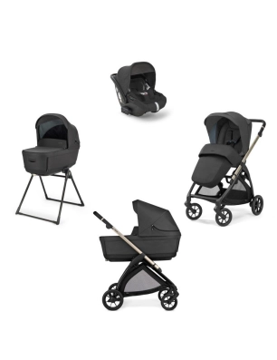 Cochecito 3 piezas Inglesina Electa con Darwin Upper Black