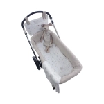 Bajera de Capazo con Volante y Muselina Marcial de Uzturre