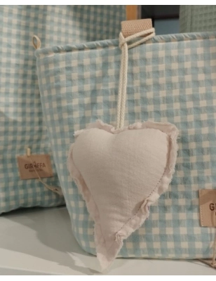 Colgante Corazón Only Bambula de Giraffa Bianca e Blu