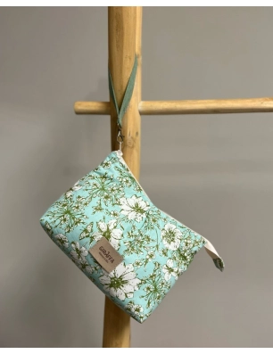Neceser Summer 25 de Giraffa Bianca e Blu Flores Mint