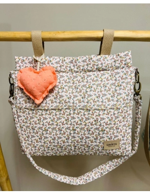 Bolso Walk Rosela de Giraffa Bianca e Blu