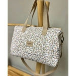 Bolsa Zip Rosela de Giraffa Bianca e Blu