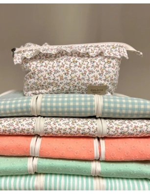 Neceser Rosela de Giraffa Bianca e Blu