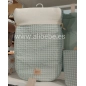 Saco Cuco Luigi Interior Bambula de Giraffa Bianca e Blu Saco Cuco Luigi Interior Bambula de Giraffa Bianca e Blu