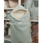 Saco Cuco Capucha Luigi Interior Bambula de Giraffa Bianca e Blu