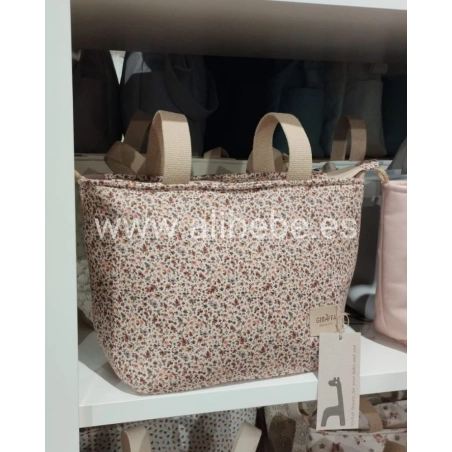 Bolsa Minibag Two Lily de Giraffa Bianca e Blu