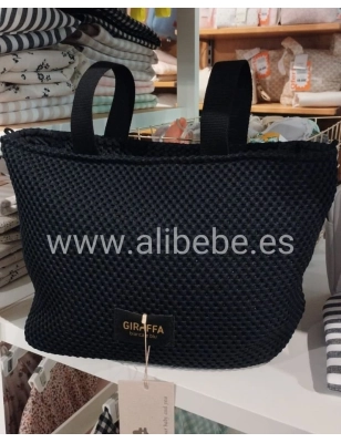 Bolso Minibag Two Winter de Giraffa Bianca e Blu Negro