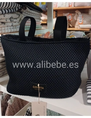 Bolso Minibag Two Winter de Giraffa Bianca e Blu Negro