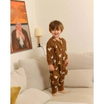 Saco de Dormir de Entretiempo Pies Calcetín y Manga de Molis&Co Teddy Mocca