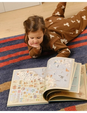 Saco de Dormir de Entretiempo Pies Calcetín y Manga de Molis&Co Teddy Mocca