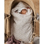 Saco Cuco con Capucha Rosela Interior Bambula de Giraffa Bianca e Blu