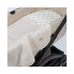 Sábana Bajera para Capazo con Muselina Mimosa de Walking Mum Rosa