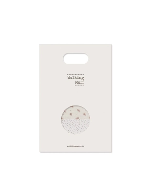 Sábana Bajera para Capazo con Muselina Mimosa de Walking Mum Rosa