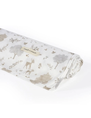 Sábana bajera para Capazo con Muselina Nara de Pasito a Pasito