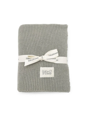 Manta Tricot Canel de Babyshower Dune