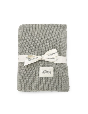 Manta Tricot Canel de Babyshower Dune