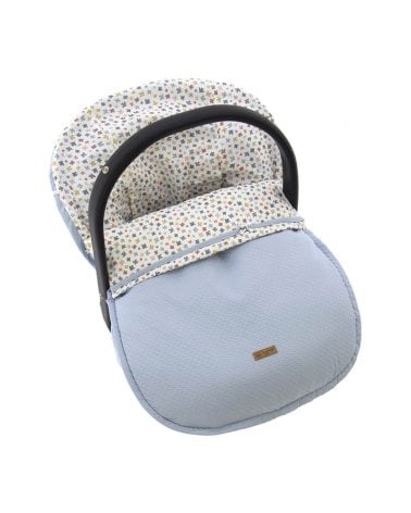 Saco Grupo 0 Usoa Entretiempo de Rosy Fuentes Azul Empolvado