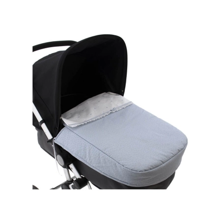 Saco Capazo 3 Usos Zoe de Rosy Fuentes Azul Empolvado