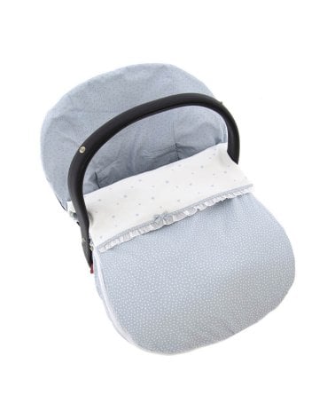 Saco Grupo 0 Zoe de Rosy Fuentes Azul Empolvado