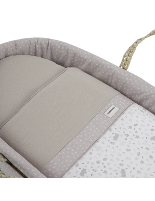 Capazo Palma Acolchado Une Abete de Cambrass Beige
