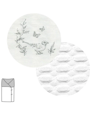 Saco Capazo Cruzado Sin Capucha Merlo de Norababybags