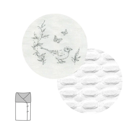 Saco Capazo Cruzado Sin Capucha Merlo de Norababybags