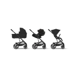 Cochecito 2 piezas Cybex Balios S Lux Moon Black/Black Frame